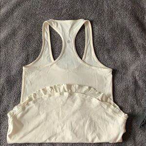 Lululemon Cool Racer with ruffle trim